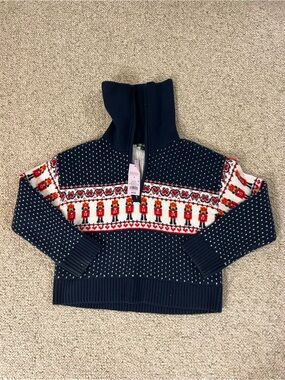 Navy Nutcracker Fair Isle Sweater